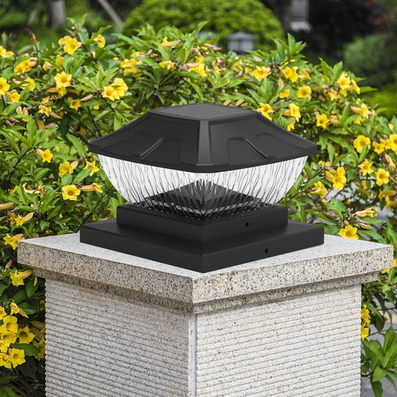 QTOCIO Garden Tools, Solar Post Lights Outdoor Fence Cap Light For Posts Patio Garden Decoration, Lighting Solar Outdoor Post Cap Lights Light For Fence