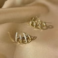 thumbnail image 1 of PRETXORVE Gifts for Women, Gold Needle Earrings Temperament Earrings Trendy Light Luxury Fashion Female Retro, 1 of 5