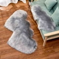 thumbnail image 1 of QTOCIO Home Decor, Wool Imitation Sheepskin Rugs Faux Non Slip Bedroom Carpet Mats, 1 of 2