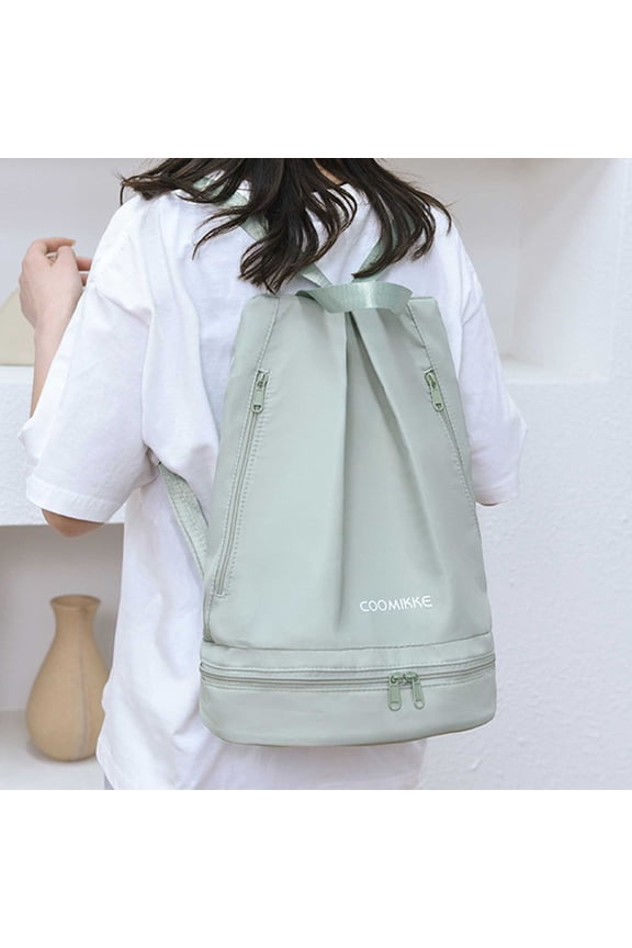 Organization And Storage, Beach Backpack With Shoe Compartment - Wet And Dry Separation Backpack Ideal For Beach Gym Travel Swimming Sports