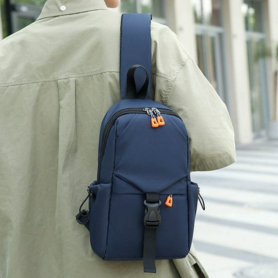 QTOCIO Organization And Storage, Men's Canvas Sports Waist Bag Casual Fashion Large Capacity Storage Waist Bag