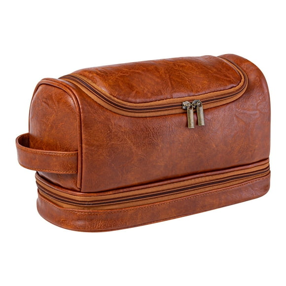 Organization And Storage, Personalized Toiletry Bag, Large Capacity Leather Travel Kit Hand Craf-ted Custom Name Unique Gift For Wedding Gifts