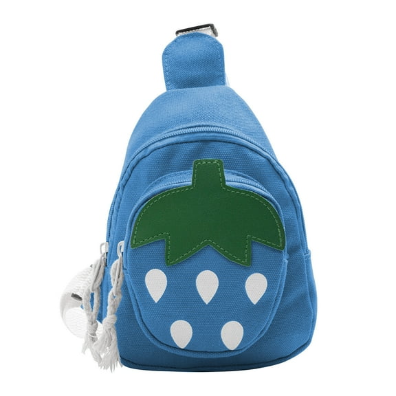 QTOCIO Organization And Storage, Strawberry Chest Bag Crossbody Bag Purse Ages 3-11
