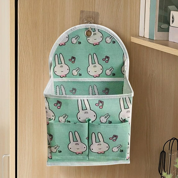 QTOCIO Organization And Storage, Wall Hanging Storage Bag Fabric Storage Bag Wall Hanging Organizer Bag With Pockets For Kitchen Bedroom Bathroom