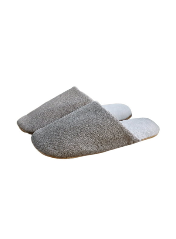 Slippers, Winter Indoor Warm Household Cotton Mop Floor Non-slip Mute Lightweight Cotton Slippers Cloth Cotton Slippers