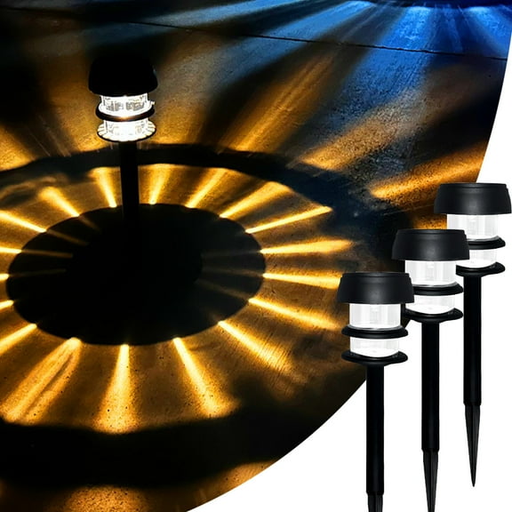 QTOCIO Solar Outdoor Lights, Solar Lights Outdoor Water Resitant LED Lighting Solar Powered Outdoor Lights Solar Garden Lights For Patio Yard