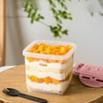thumbnail image 1 of QTOCIO Summer Savings! Food Storage Containers, Plastic Freezer Containers Reusable Meal Prep Storage Jars. Recyclable Layer Cake Boxes Packaging Boxes Fruit Packaging Boxes Tiramisu Ice Cream Boxes, 1 of 6