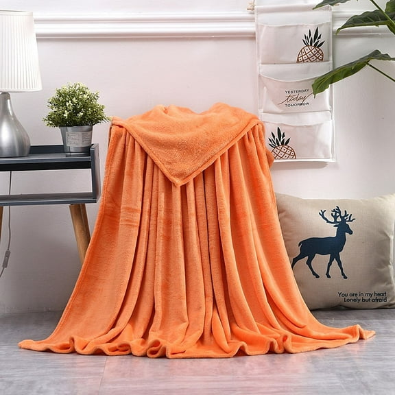 QTOCIO Super Soft Warm Micro Plush Fleece Blanket Throw Rug Sofa Bedding For Home, Bed, Couch