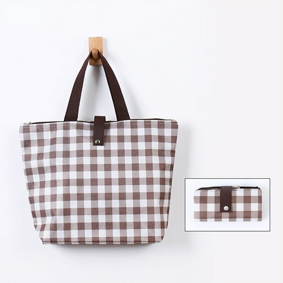 QTOCIO Tote Bag for Women, Portable Oxford Cloth Shopping Bag 600d Foldable Portable Oxford Cloth Bag