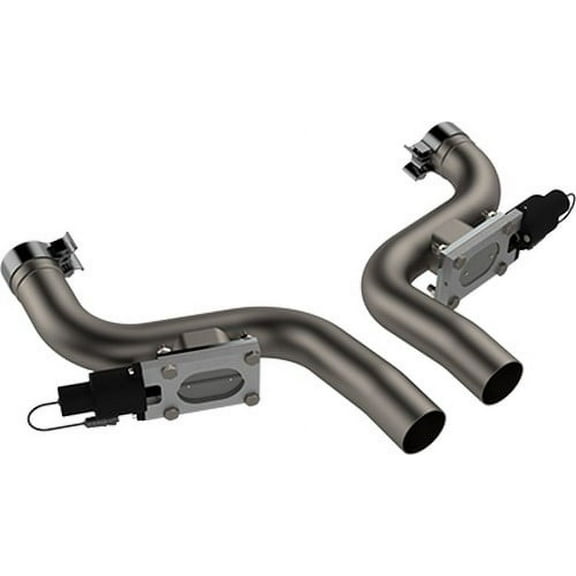 QTP 11-18 Dodge Challenger/Charger 5.7L 2.5in 304SS Aggressor Cutout Dual Mid Pipes - 530011