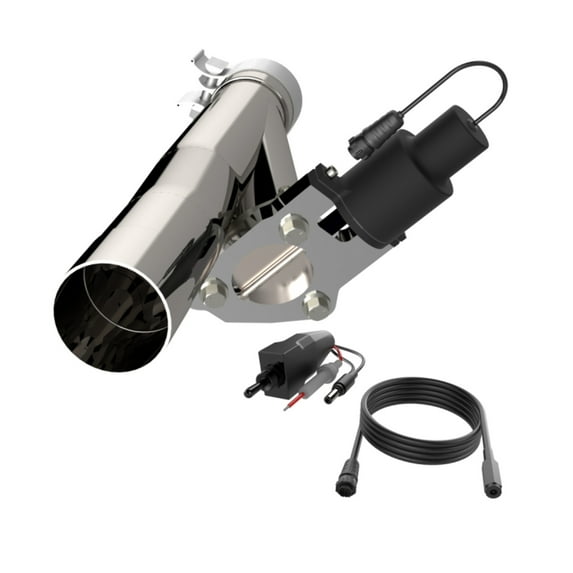 QTP 19-20 Ford Ranger 2.3L 4DR (127in Wheel Base) 2.5in 304SS Aggressor Cutout Mid Pipe - 540419