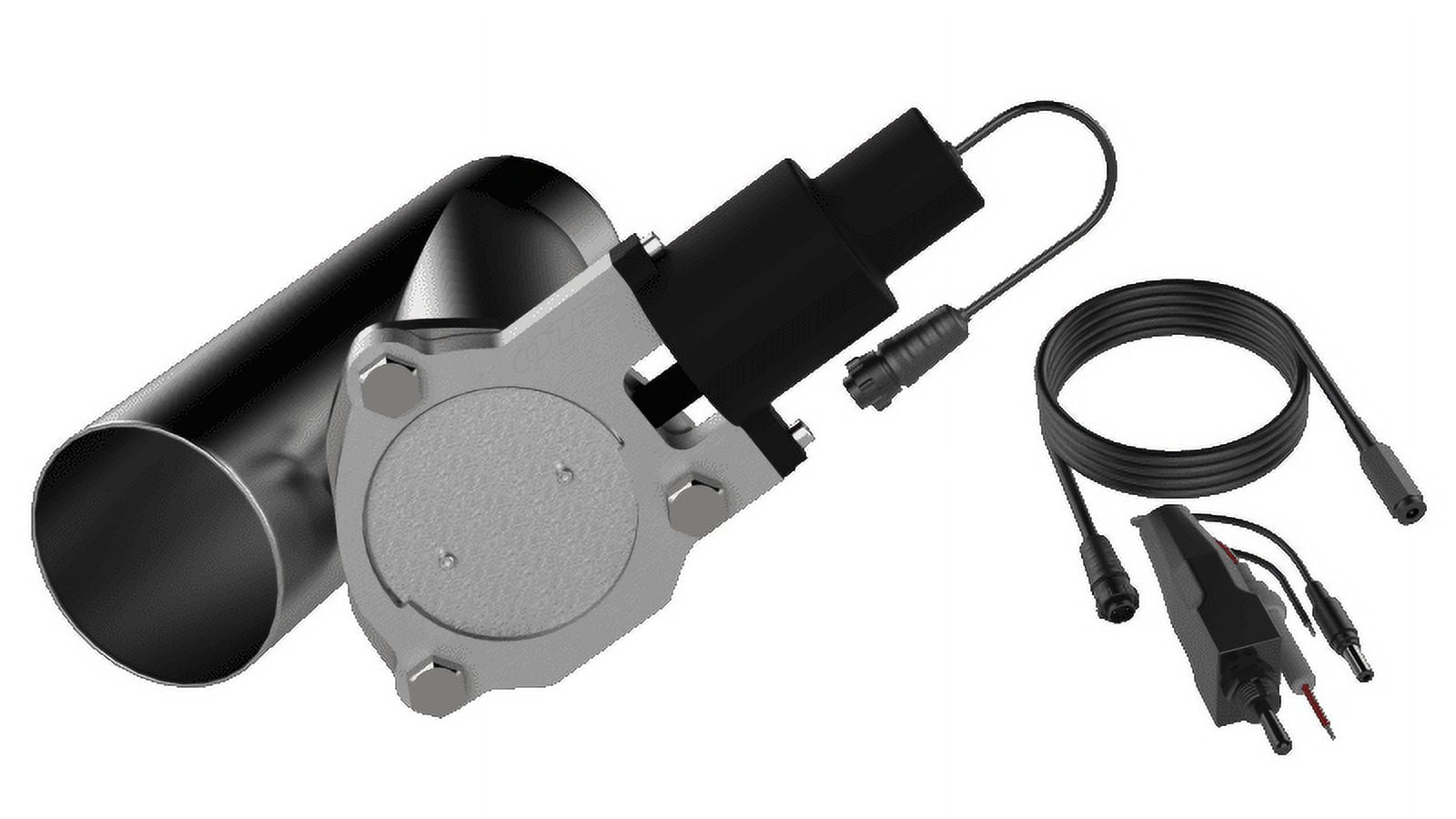 QTP 3.5in BoltOn QTEC Electric Cutout Valve Single