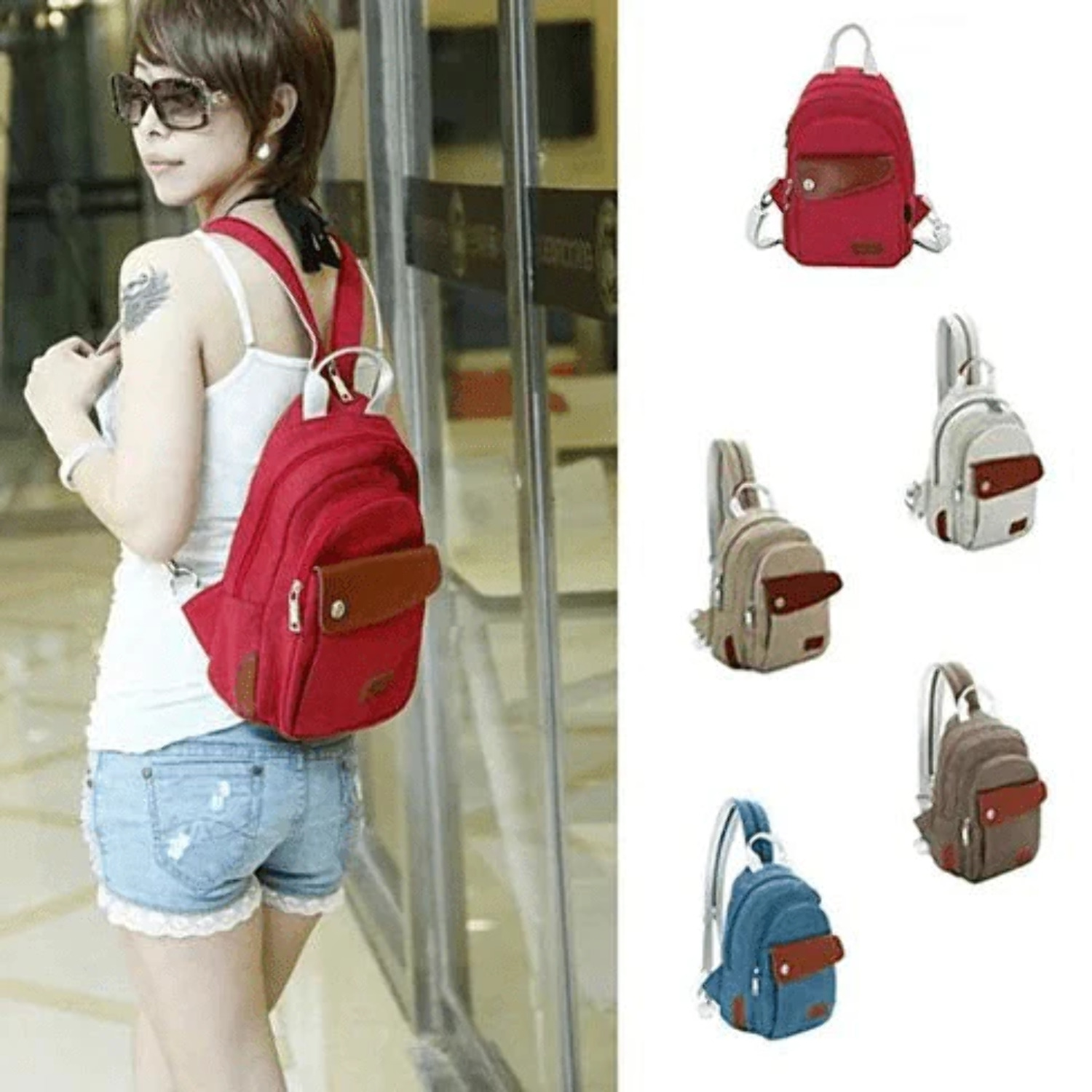 QTPie Cute Mini Backpack - image 1 of 4