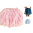 thumbnail image 1 of QTSHPN Ballet Skirt Tiered Ruffle Dress Girls Cute Short Party Tutu Casual Versatile Outfit Fashion Girls Skirt Red 4-5 Years, 1 of 6