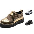 thumbnail image 1 of QTSHPN Boy Sneakers Elegant Classic Style Shoes with Details and Easy Hook Loop Closure for Carnival Stylish Performances Shoes for Kids, 1 of 7