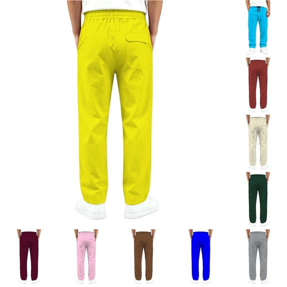 QTSHPN Boys Cargo Pants -Pocket Long Trousers Comfortable Casual Outdoor Play Daily Wear for Kids and Girls Kids Pants