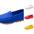 thumbnail image 1 of QTSHPN Boys Shoes Toddler Little Kid Girls Soft on Loafers Dress Flat Shoes Boat Shoes Kids Sneakers, 1 of 7