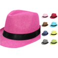 thumbnail image 1 of QTSHPN Children Boys and Girls Summer Casual Breathable Straw Short Brim Sun Hat Toddler Hats Boys, 1 of 3