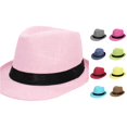 thumbnail image 1 of QTSHPN Children Boys and Girls Summer Casual Breathable Straw Short Brim Sun Hat Toddler Hats Boys, 1 of 3