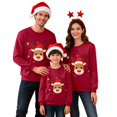 thumbnail image 1 of QTSHPN Family Christmas Matching Sets Long Sleeve Casual Crewneck Sweatshirts Holiday Themed Outfits Cozy Apparel Sweatshirt, 1 of 7
