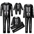 thumbnail image 1 of QTSHPN Family Halloween Pajamas Matching Sets Long Sleeve Top and Pants Cozy Home Loungewear Comfortable Pajamas, 1 of 5