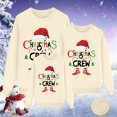 thumbnail image 1 of QTSHPN Family Matching Outfits Christmas Print Long Sleeve Lightweight Pullover Casual Wear Holiday Sweatshirt, 1 of 4