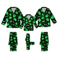 thumbnail image 1 of QTSHPN Family Matching Outfits Halloween Long Sleeve Silk Like Sleepwear Comfortable Loungewear Party Outfit for Parents and Kids Halloween Pajamas, 1 of 6