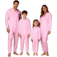 thumbnail image 1 of QTSHPN Family Matching Outfits Hooded Zip up Mom Kids Cozy Loungewear Holiday Christmas Pajamas for Women Set, 1 of 6