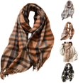thumbnail image 1 of QTSHPN Fashion Long Plaid Blanket Winter Fall Warm Big Tartan Scarves Wrap Shawl Scarf Winter, 1 of 4