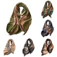 thumbnail image 1 of QTSHPN Fashion Long Plaid Blanket Winter Fall Warm Big Tartan Scarves Wrap Shawl Scarf Women, 1 of 4