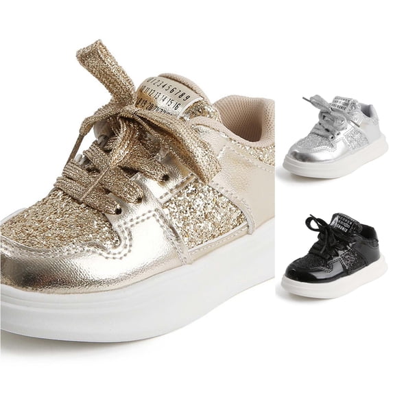 QTSHPN Girl Casual Sneaker Carnival Everyday Style Lightweight Casual with Flexible Sole Shoes Kids Athletic Sneakers