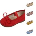 thumbnail image 1 of QTSHPN Girl Sneakers Ballet with Bow Fashion Summer Children Sandals Casual Flat Bottom Lightweight Style Kid Shoes, 1 of 9