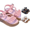 thumbnail image 1 of QTSHPN Girls' Sandals Girls' Style Fashionable Flip Flops with Rubber Soles and Fasteners Kids Water Sandals, 1 of 7