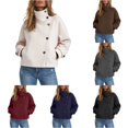 thumbnail image 1 of QTSHPN Jacket For Women Street Style Short Stand Collar Everyday Womens Jacket White S, 1 of 4