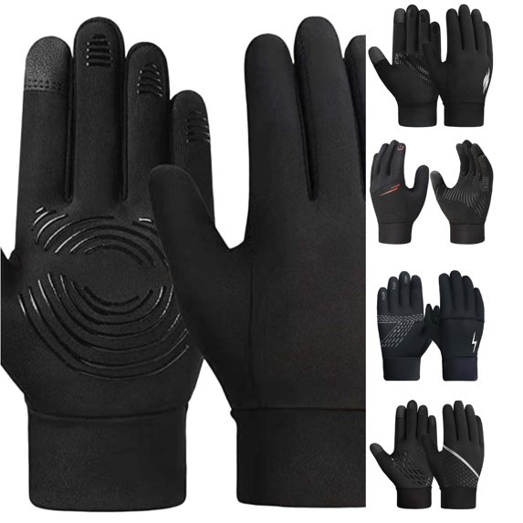 QTSHPN Kids Riding Gloves Children Riding Warm on Touch Screen Outdoor Sports Skiing Full Finger 3 14 Years Fashion Kids Workout Gloves Black 4-6 Years