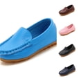thumbnail image 1 of QTSHPN Kids Sneakers Boys Toddler Little Kid Girls Soft on Loafers Dress Flat Shoes Boat Shoes Kids Shoes, 1 of 4
