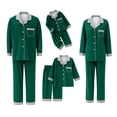 thumbnail image 1 of QTSHPN Matching Family Pajamas for Christmas Long Sleeve Print Dad Kids Cozy Holiday Outfit Festive Nightwear Mom Pajamas Women Set, 1 of 3