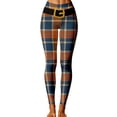 thumbnail image 1 of QTSHPN Pants for Women Christmas Print Long Yoga Leggings Women's Leggings Navy_016 M, 1 of 4