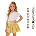 thumbnail image 1 of QTSHPN Pleated Skirt Girls High Waist Tennis Sports Yoga Breathable Lightweight Activewear Fashion Girls Skirts Yellow 5-6 Years, 1 of 6