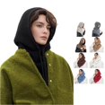 thumbnail image 1 of QTSHPN Winter Hat and Scarf Set for Women Unisex Knit Scarf Hat 2 in 1 Convertible Winter Neck Warmer Cold Weather Adult Winter Hats for Women & Men, 1 of 3