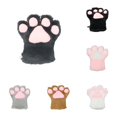 thumbnail image 1 of QTSHPN Winter Warm Gloves Winter Cat Fingerless Cosplay Mittens Performance Events Fashion Gloves for Women Dark Gray One Size, 1 of 3