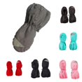 thumbnail image 1 of QTSHPN Winters Warm Gloves Kids Winter Ski Mittens Insulated Warm Boys Girls Cold Weather Outdoor Activities Fashion Mittens for Women Grey 2-4 Yaers, 1 of 4