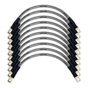 QTY 10 VBL4-S Battery Cable 4 Gauge AWG 9" 100% OFC Copper Flexible VLYNX Wire MADE IN USA