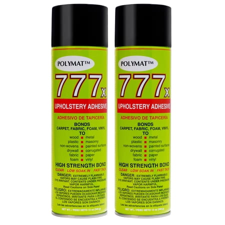 QTY 2 POLYMAT 777 Spray Glue Bond Adhesive for Wallpaper Borders