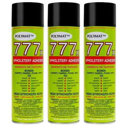 QTY 3 POLYMAT 777 Spray Glue Multipurpose Bond Adhesive for Decorating Tiles price history and forecast - Polymat 777