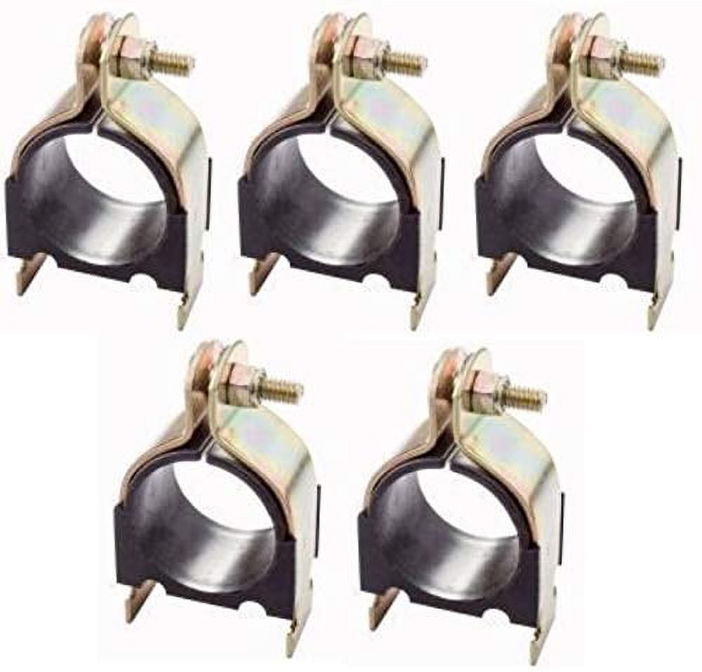 QTY 5, COMPRESSED AIR TUBING STRUT CLAMP FOR MOUNTING 3/4" PIPING INSTALLATION, MOUNTS TO 15/8