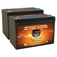 thumbnail image 1 of QTY2 VMAX MR127-100 12V 100AH AGM Deep Cycle Group 27 Batteries for Minn Kota Terrova 80 - Foot Control 24V 80lb Trolling Motor, 1 of 1