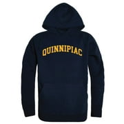 QU Quinnipiac University Bobcats College Hoodie Sweatshirt Navy Medium