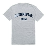 QU Quinnipiac University Bobcats College Mom Womens T-Shirt Heather Grey Small