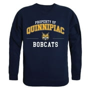 QU Quinnipiac University Bobcats Property Crewneck Pullover Sweatshirt Sweater Navy X-Large